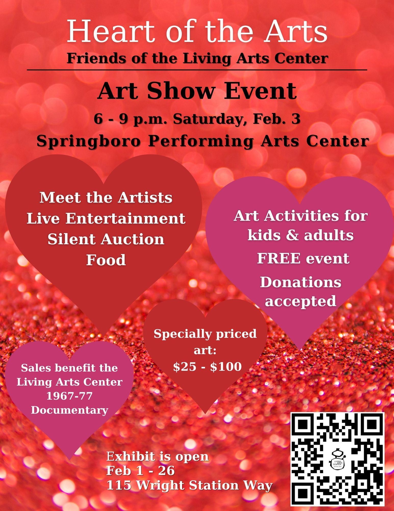 Feb Art Show flier