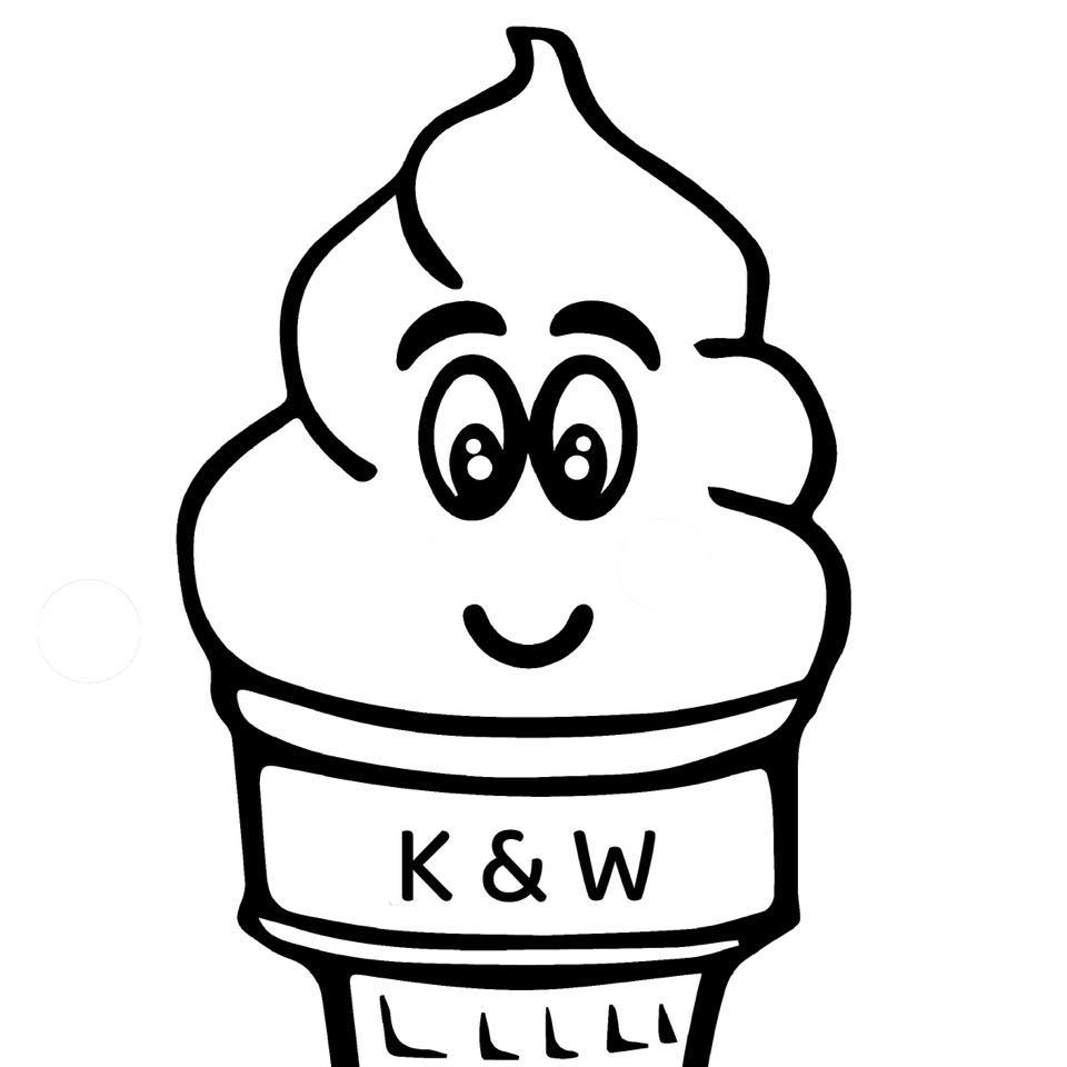 K&W Drive-In Ice Cream graphic