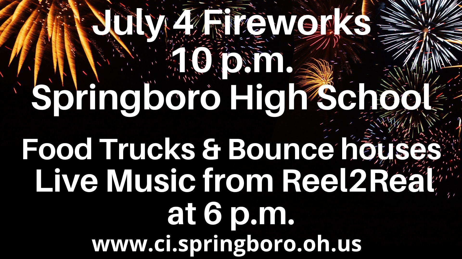 E Springboro July 4 Fireworks