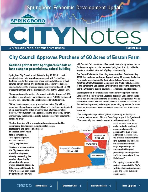 Economic Development Update Summer 2024 cover