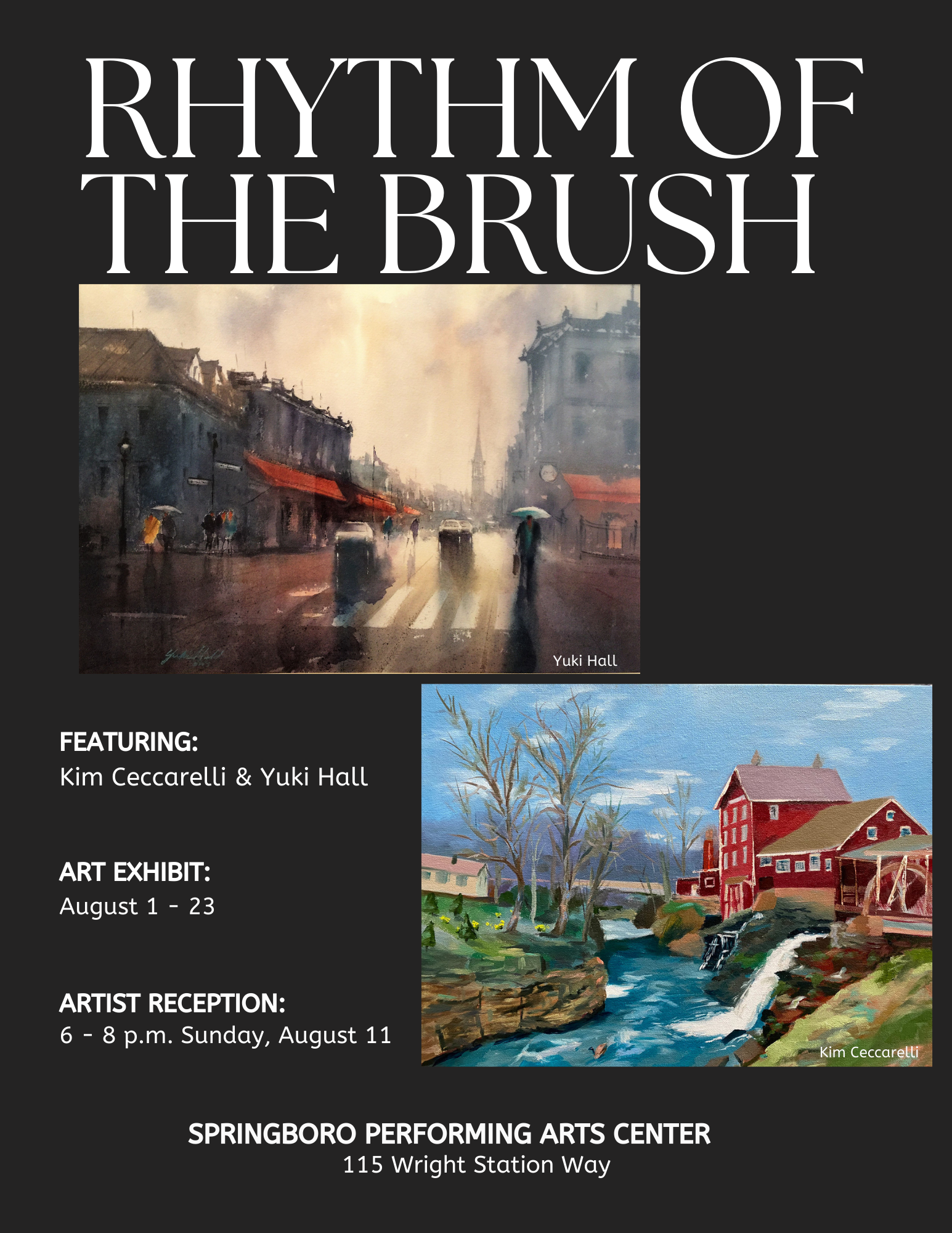Rhythm of the brush flyer