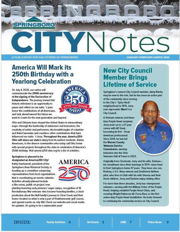 Jan March 2026 city notes cover